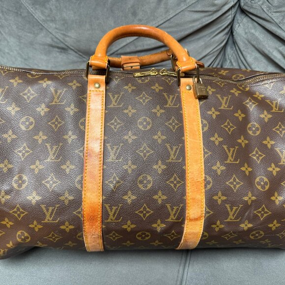 Louis Vuitton Keepall 50 Monogram Canvas Duffel Bag | Vintage | Used Gently - Picture 1 of 7